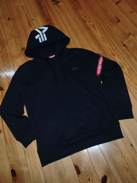 Худі Alpha Industries ІДЕАЛ big logo кофта альфа легіт
