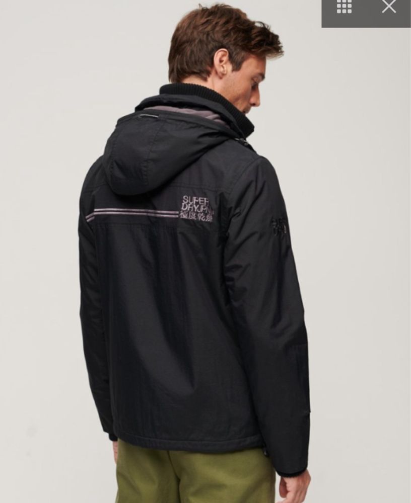 Casaco SUPERDRY NOVO Windcheater XL preto