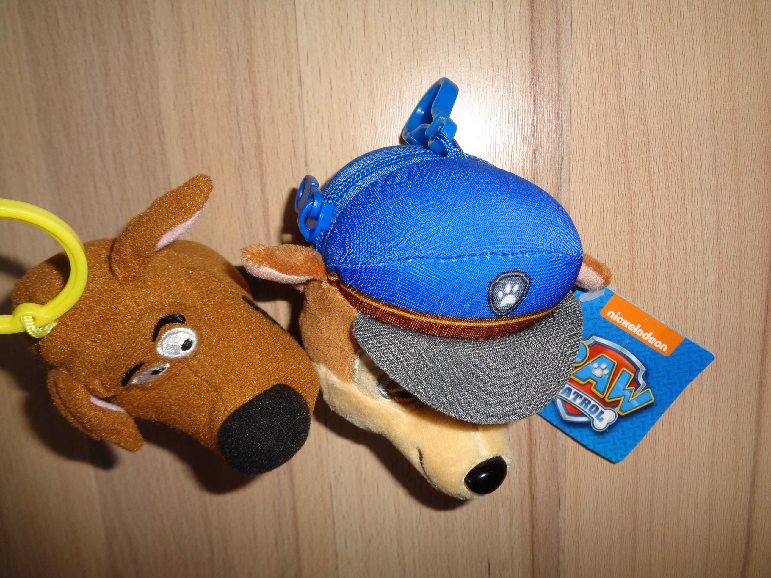 2x NICKELODEON Paw Patrol + Scobby Doo pluszowy OKAZJ brelok breloczek