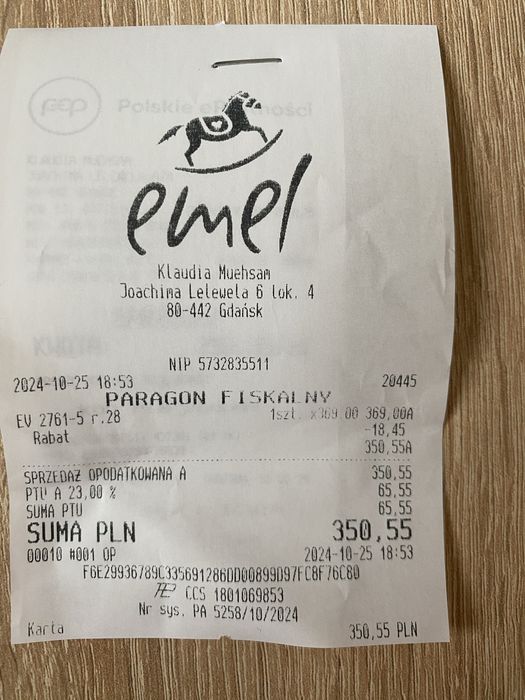 Kozaki skórzane dziecięce, Emel, rozm. 28