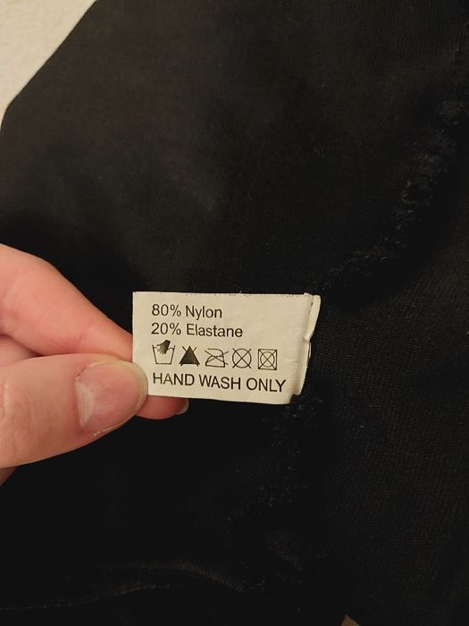 Czarne koronkowe body XXS/32