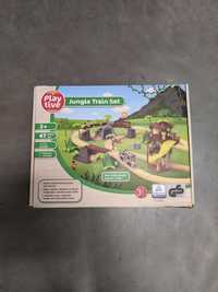 Play tive Jungle Train set tor drewniany