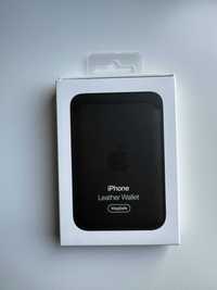 Apple skórzany portfel iPhone czarny MagSafe