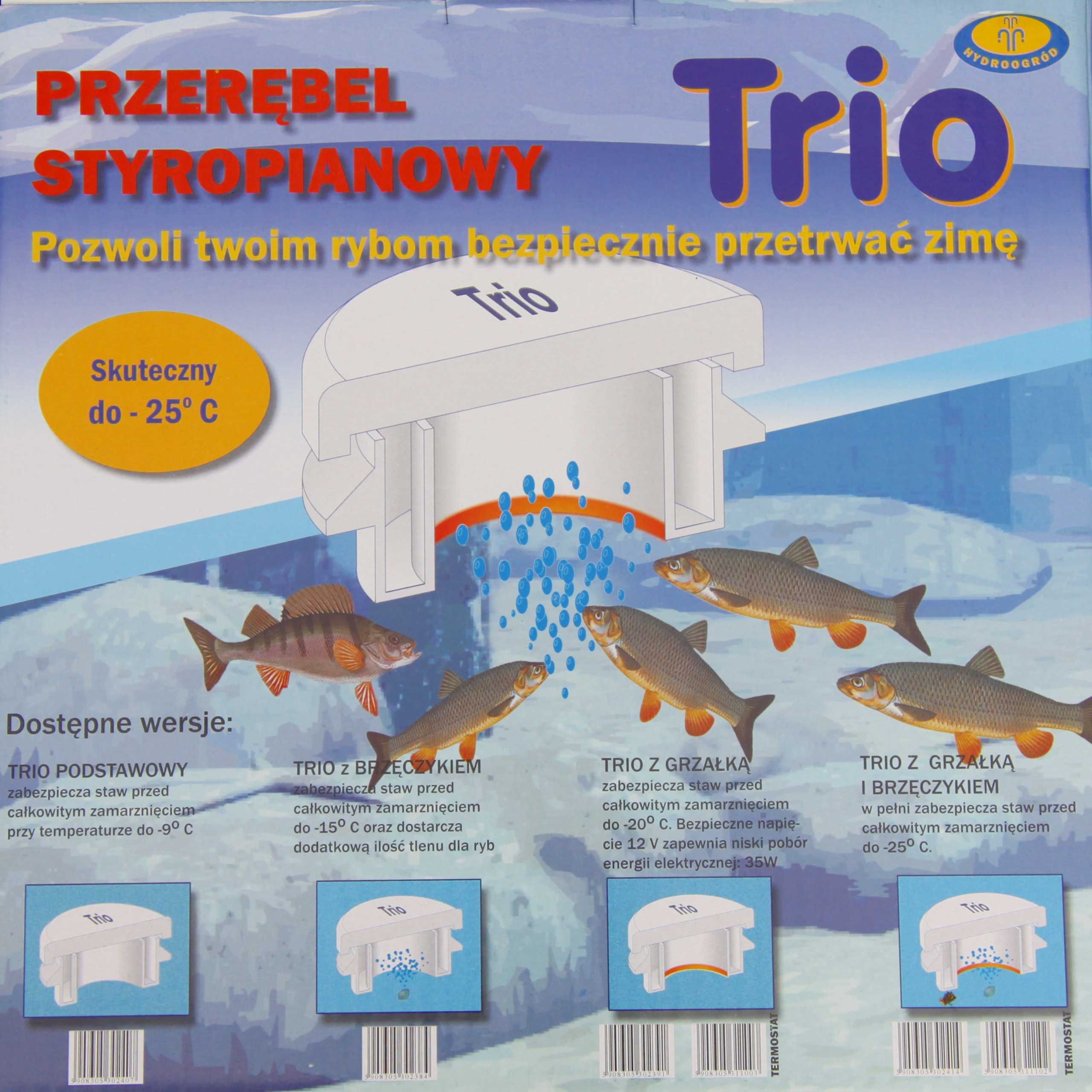 Przerębel Grzałka Do Oczka Wodnego TRIO