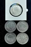 Moedas 5 FRANCS - varios anos