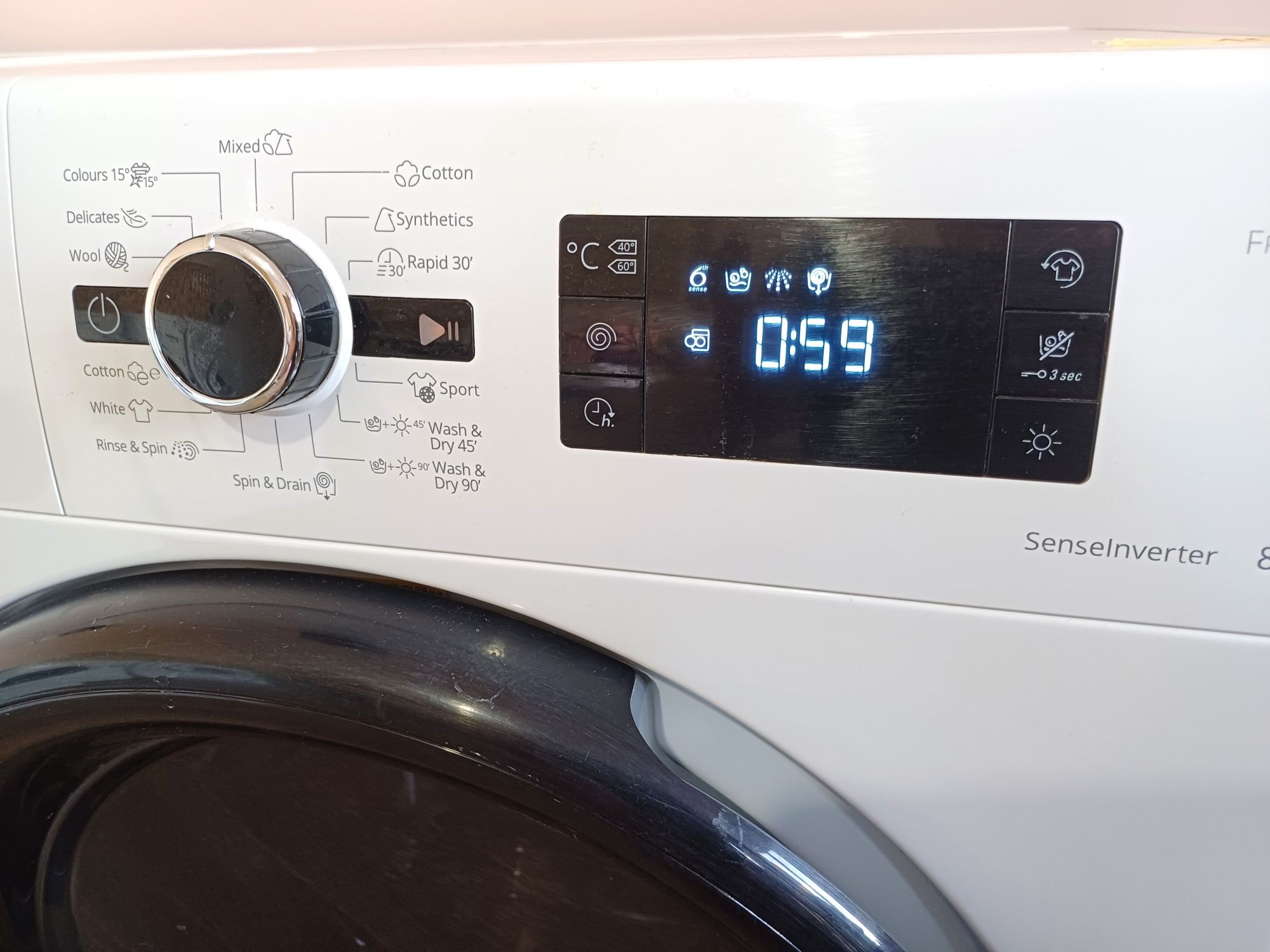 Стиральная Пральна машина с сушкой  Whirlpool 8 кг +6 сушки  Италия