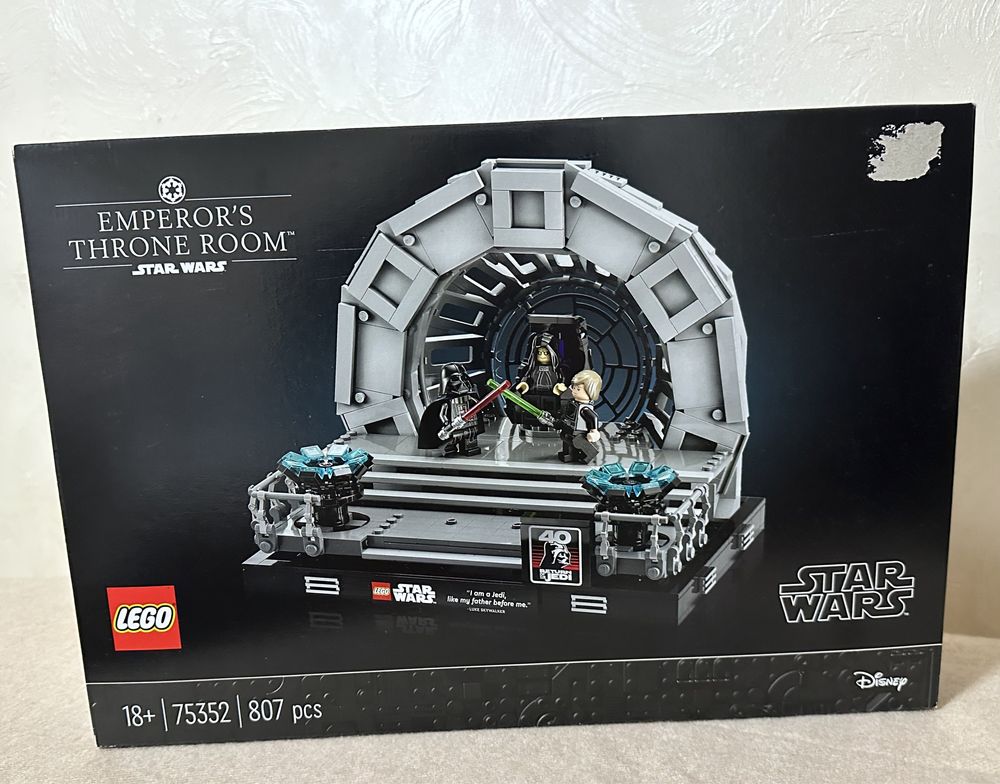 Конструктор Lego Star Wars діорама тронна зала імператора