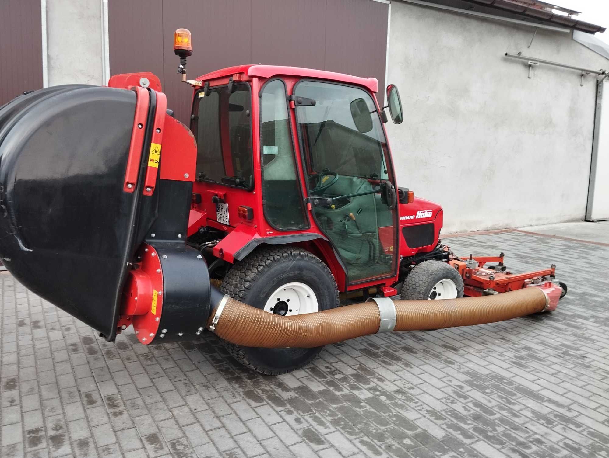 Kosiarka z koszem zasysającym do traktorka