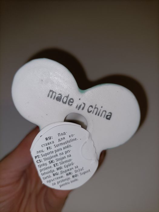 Suporte anéis em loiça