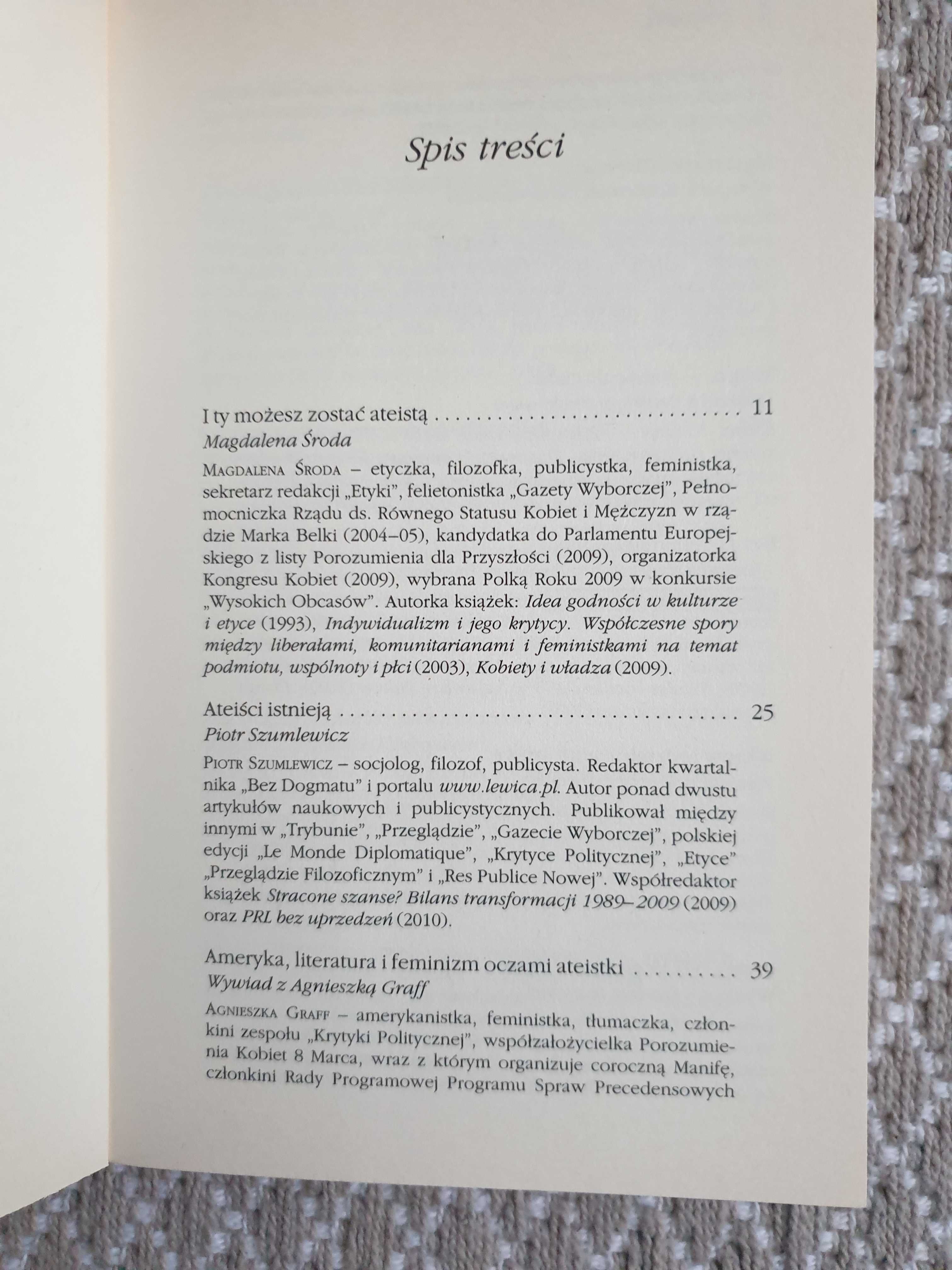 Niezbędnik ateisty. Rozmowy Piotra Szumilewicza.