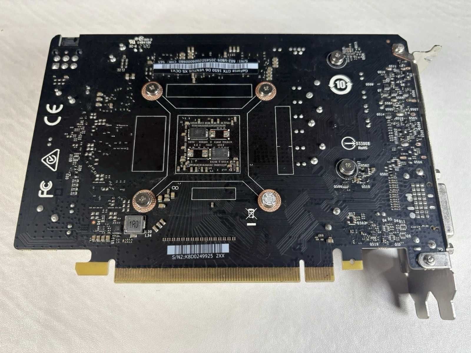 MSI GTX 1650 D6 VENTUS XS V3 4gb