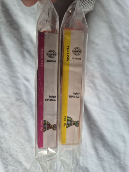 Tinteiros Compatíveis HP 935XL Novos (Magenta e Amarelo)