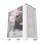 Obudowa Darkflash Drx70 Mesh Biała 4X Rgb Wentylator Pc Gaming
