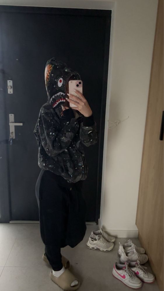 bluza bape shark czarna