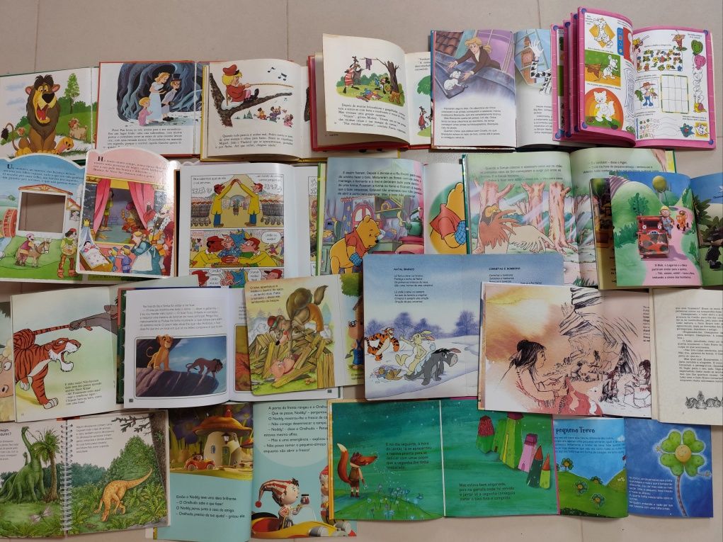 Lote de 23 livros Infantis - Ilustrados com texto