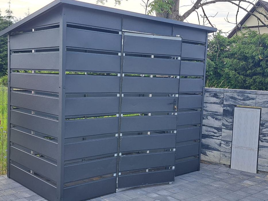 Wiata śmietnikowa panelowa SUPER CENA