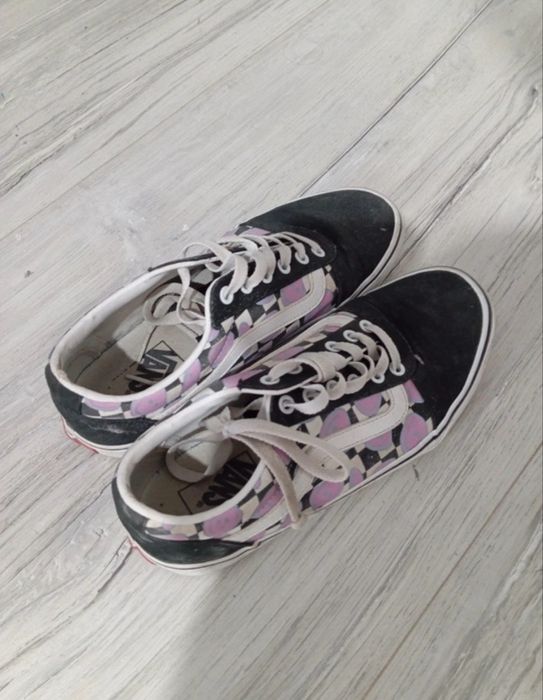 Buty vans w kratę