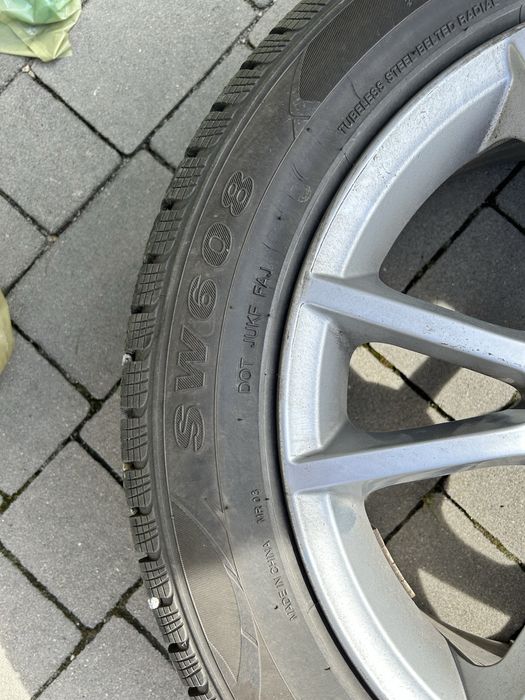 Felgi alu 17” + zimówki 215/55 R17 PILNE