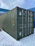 Kontener morski 20" prod.2024/2025,One Way RAL6031 NATO Green, RAL7016