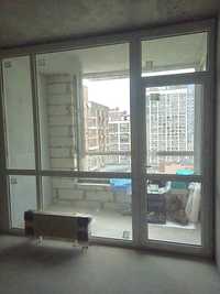 Балконна перегородка вікно з дверима + міжкімнатні двері