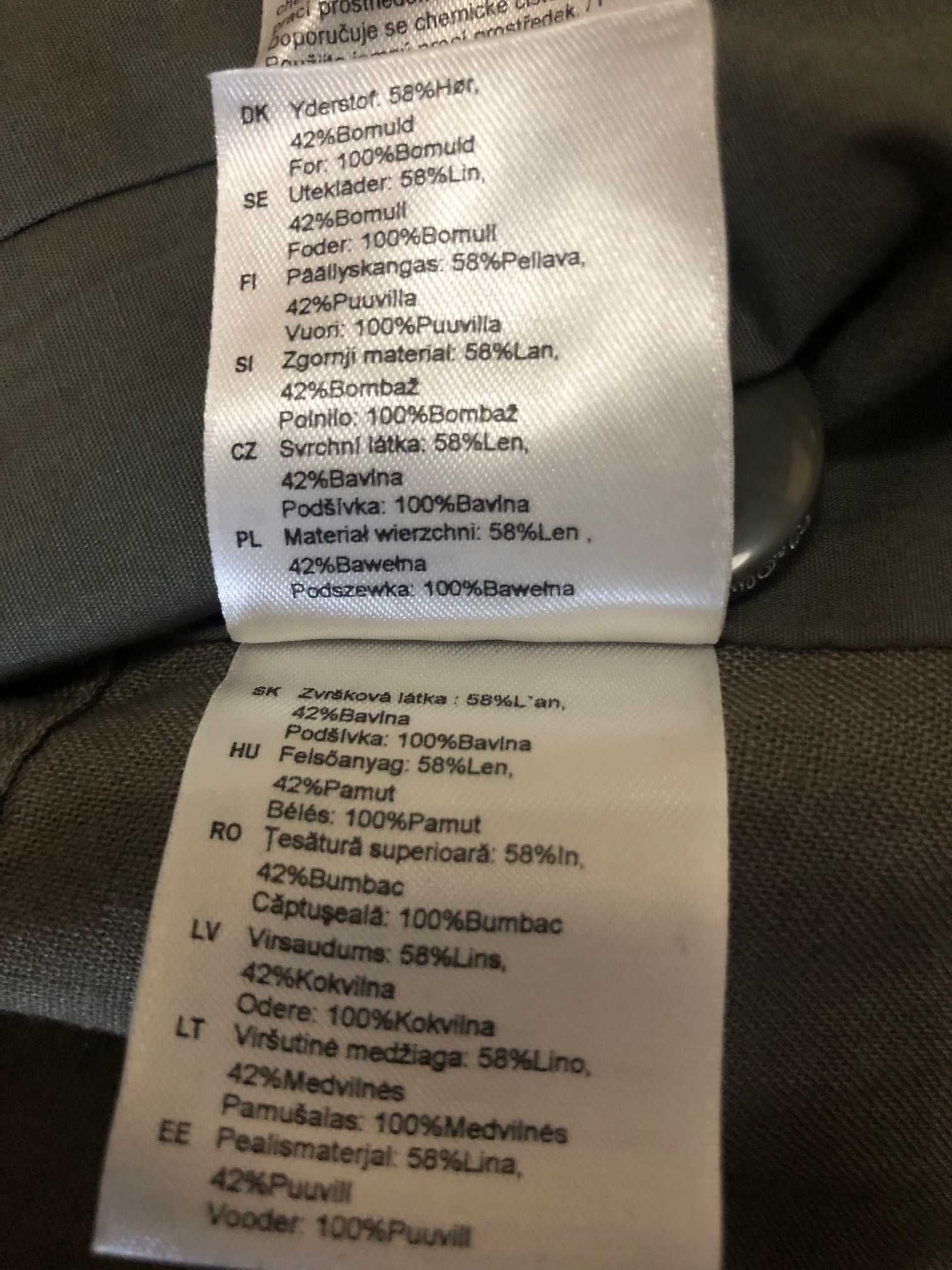 Żakiet damski lniany 2XL/50 khaki s.Oliver 55zł
