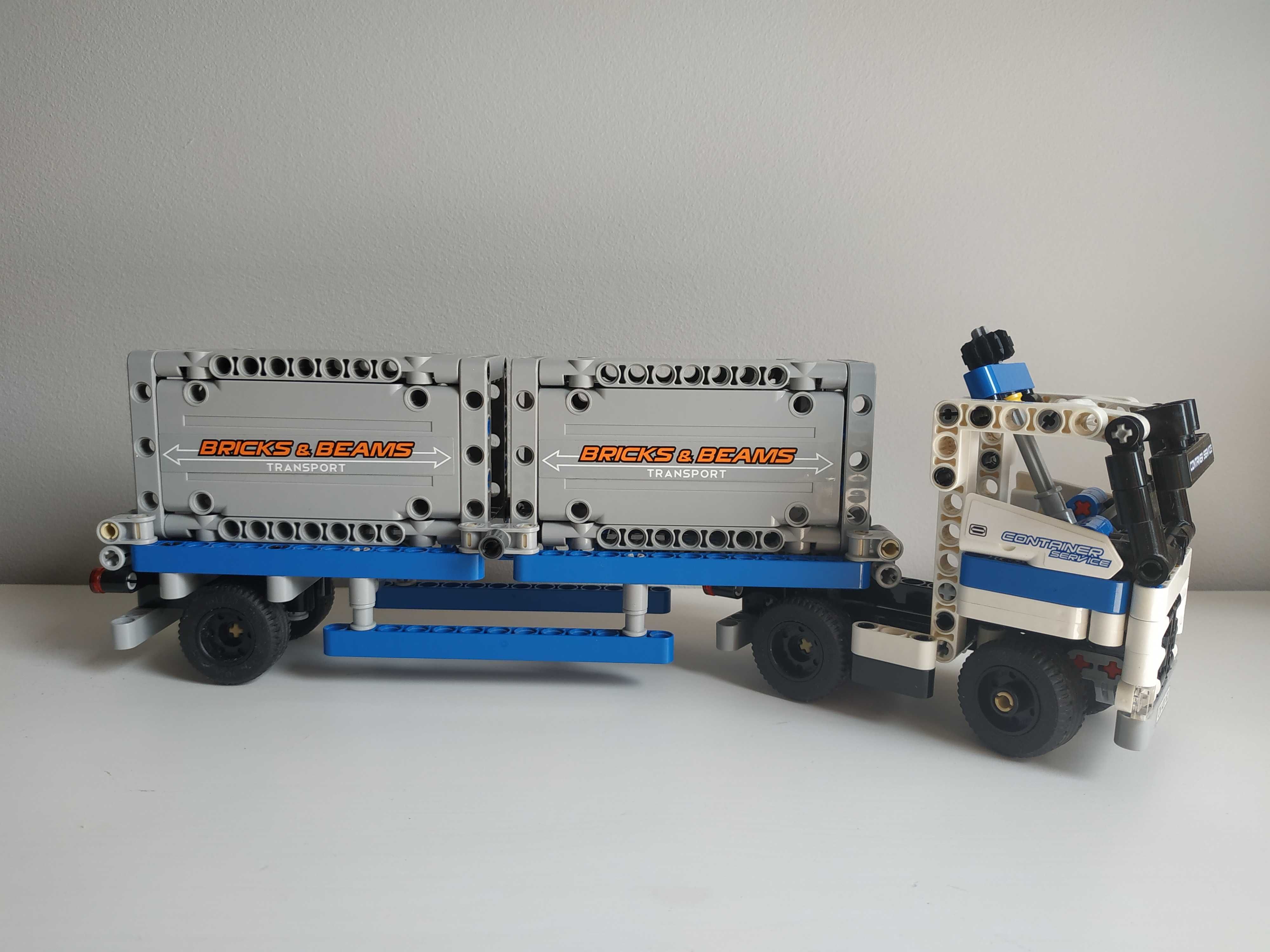 Klocki LEGO 42062 Container Yard Kontener ciężarówka