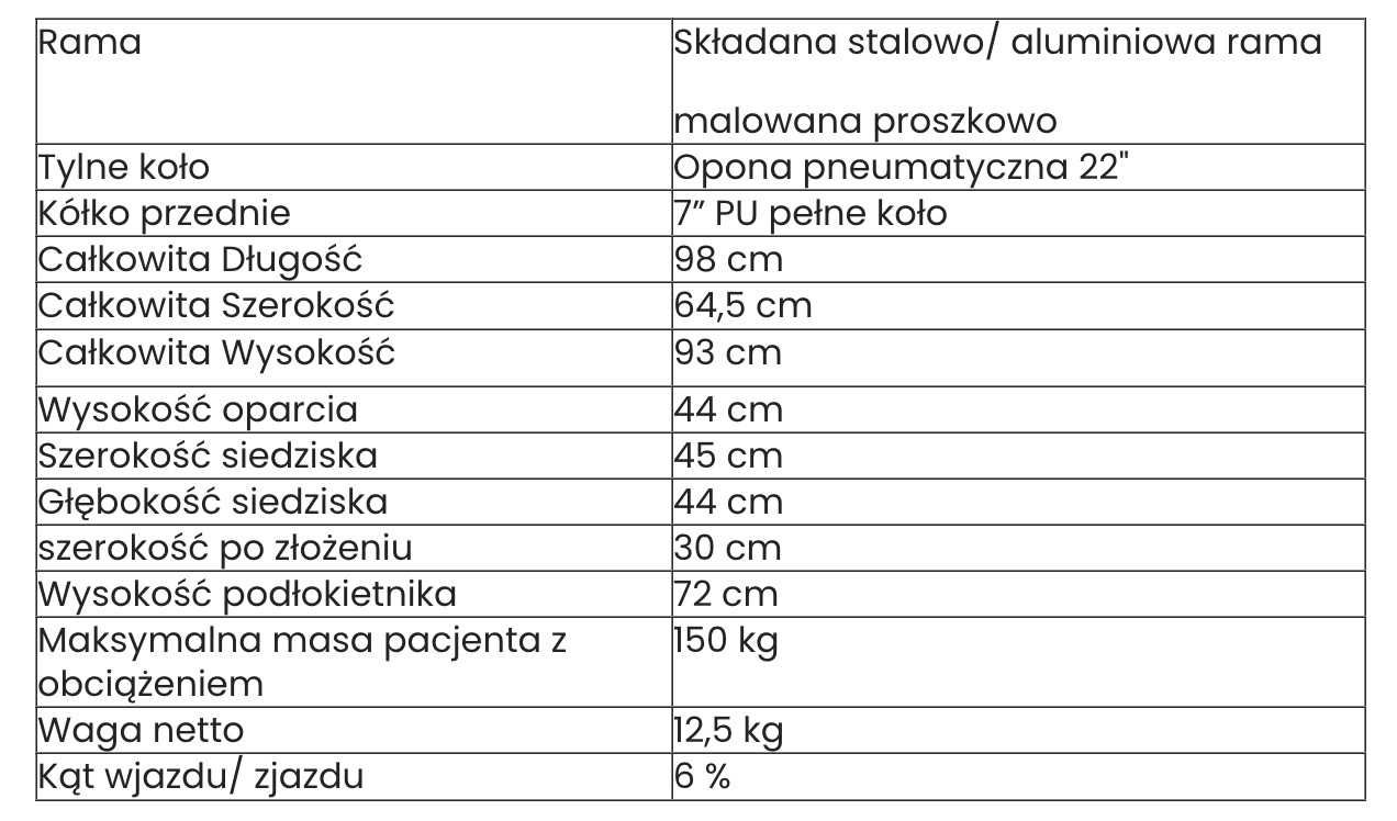 Manualny wózek inwalidzki aluminiowy ASM-MANUAL  ASMEDI