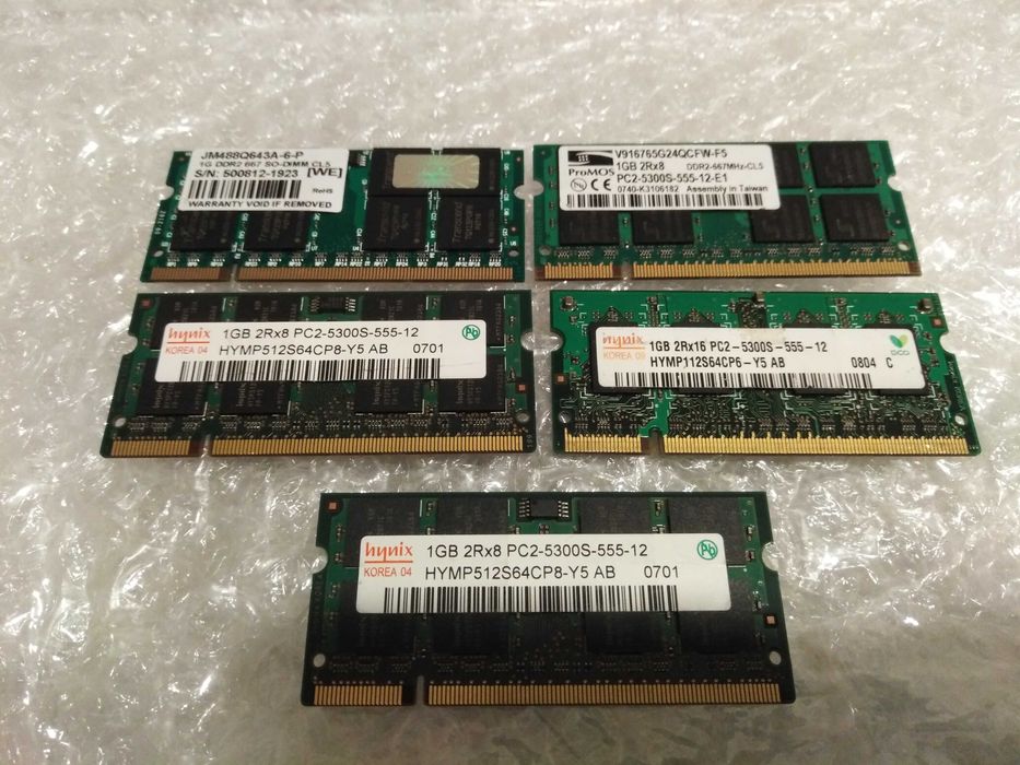 Pamięć RAM DDR2 Laptop PC2-6400S-666-12 (800MHz)