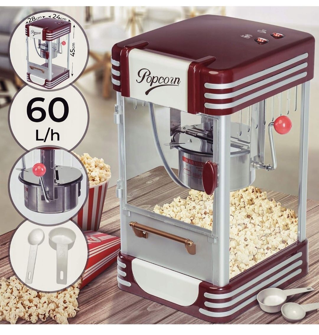 Urządzenie maszyna do popcornu retro 360WP