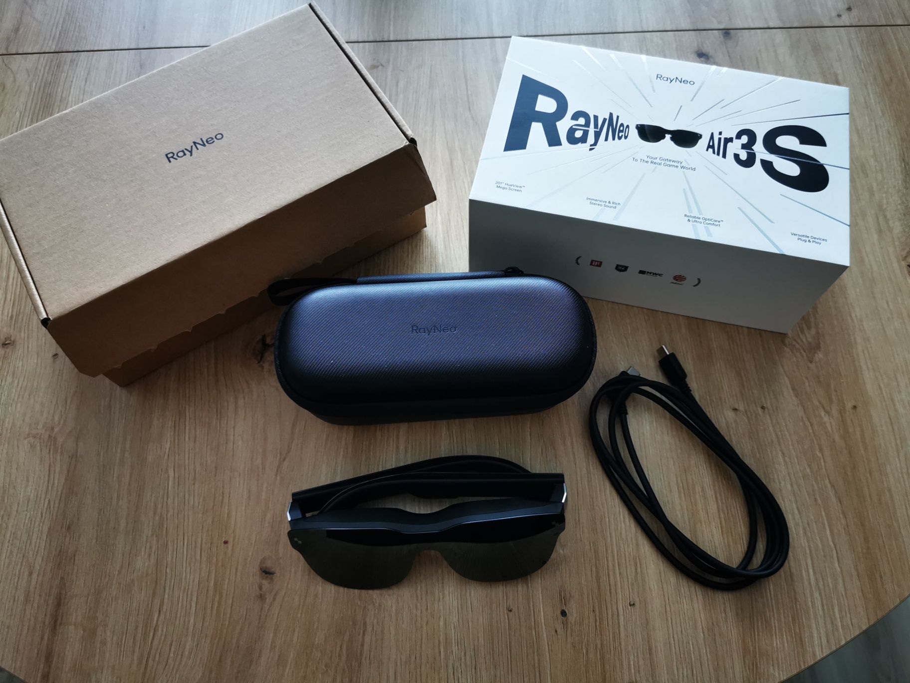 Okulary AR Rayneo air 3s podobne do Viture Xreal Rokid Lenovo