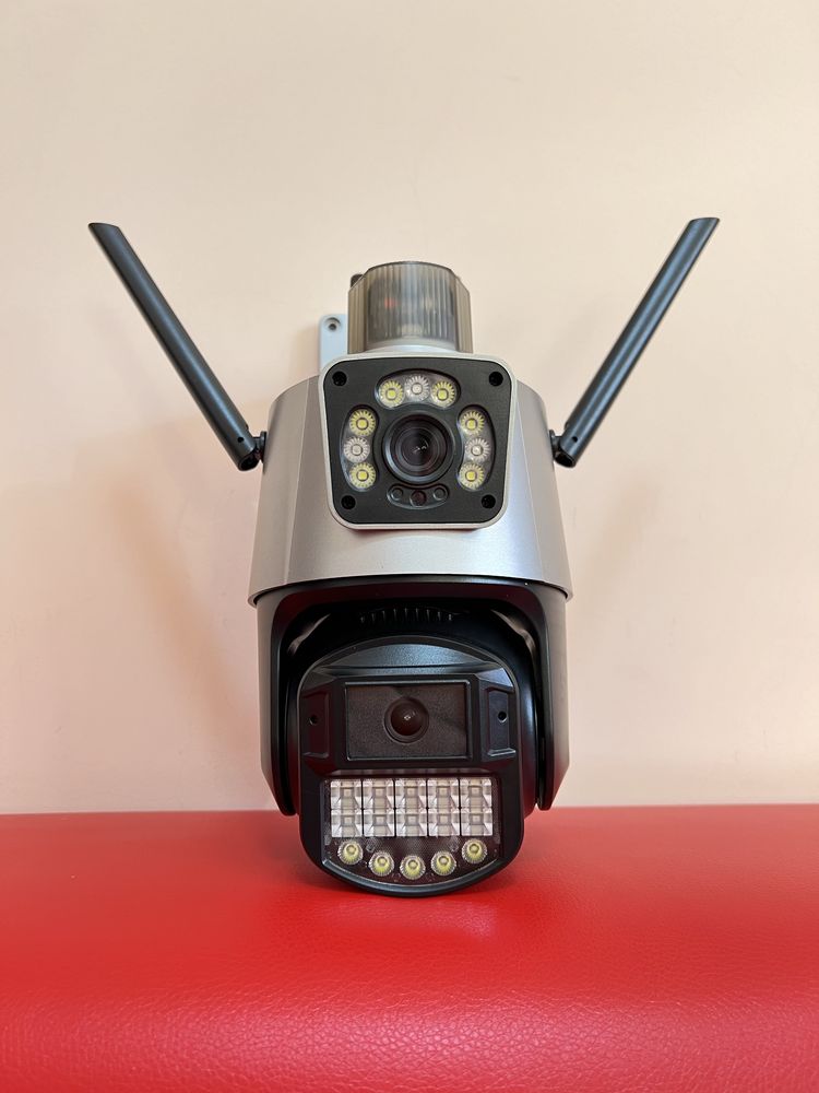 камера панорамная wifi  8мп 4мп 2 объектива