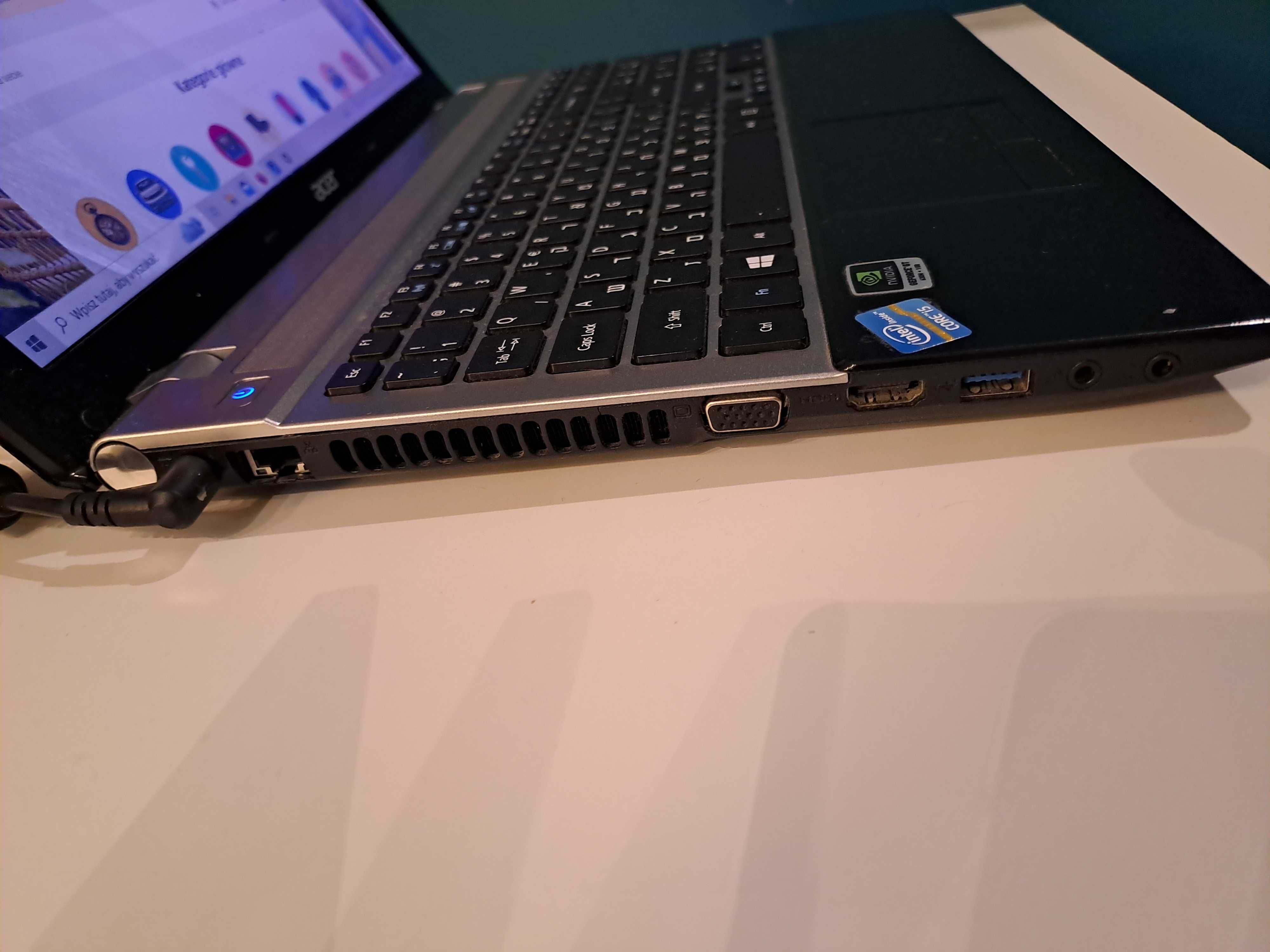 Laptop Acer Aspire V3-571G i5-3230M 8GB SSD128GB 15,6" GF GT630M 1GB