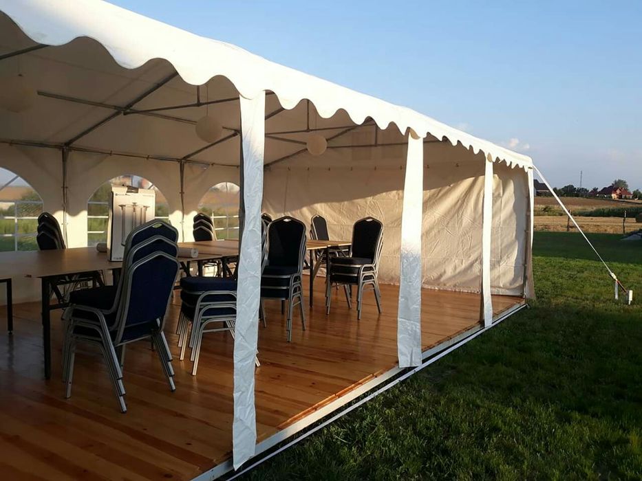 Wynajem namiotów wypożyczalnia namiot napis love stoły krzesła komunia