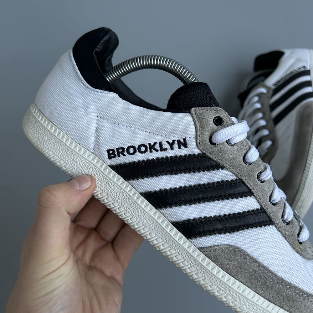 Adidas Mi Samba Brooklyn Nets оригінал Кросівки чоловічі адідас 42.5р