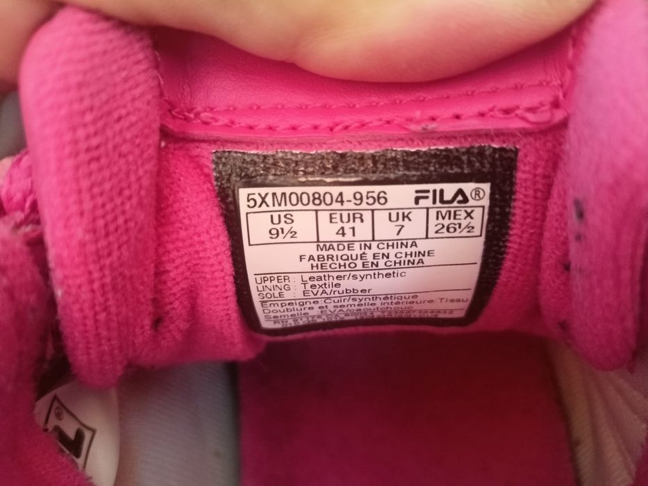 Buty Adidasy sneakersy Fila Disruptor 3 różowe róż 41