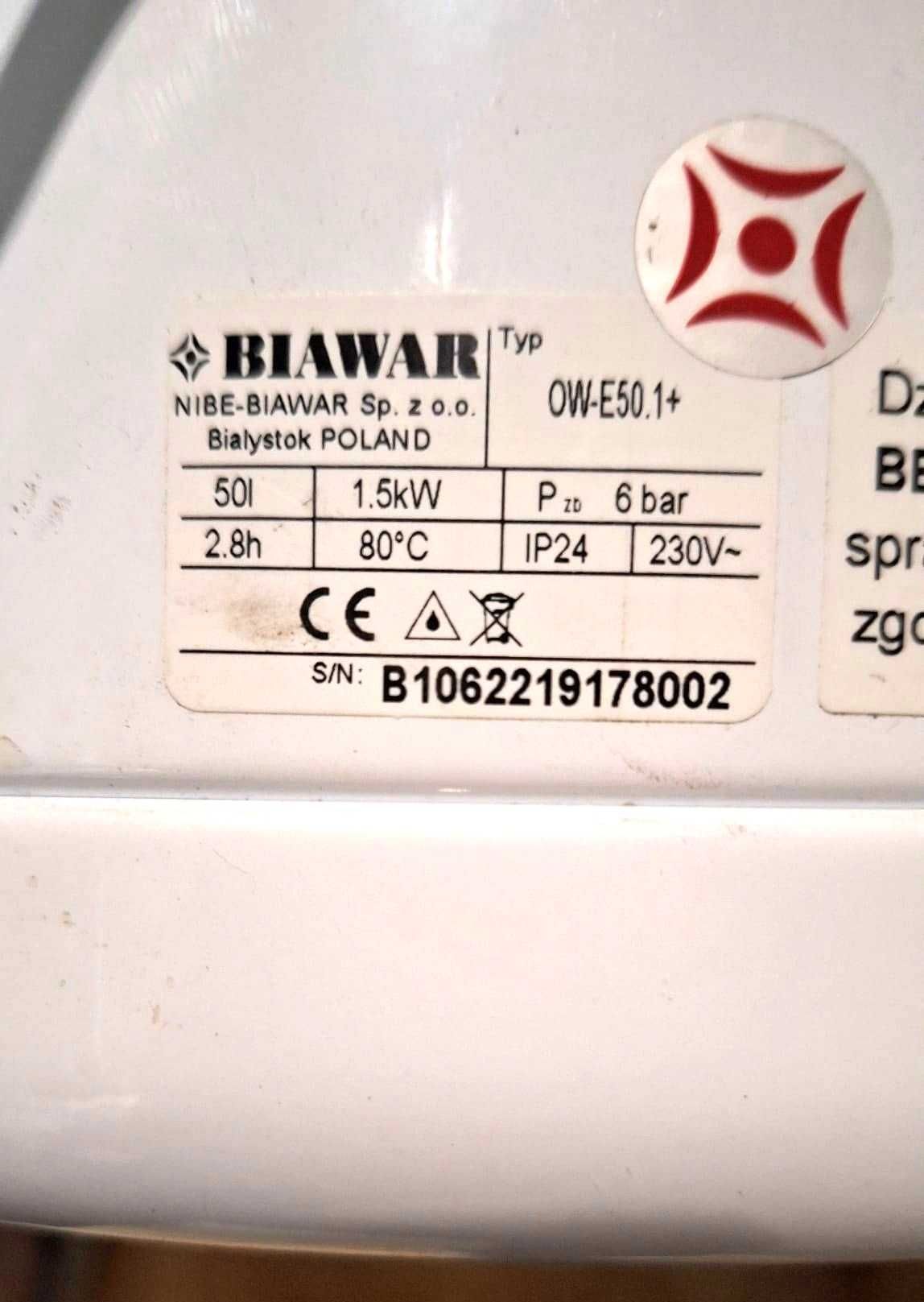 Bojler elektr. BIOWAR -  50 L