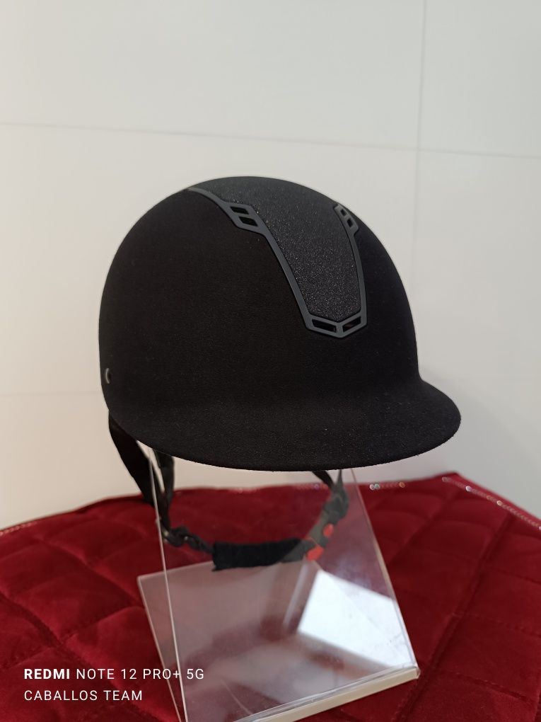 51;52;53;54;55 Kask jeździecki xxs-s KnightsBridge brokatowy