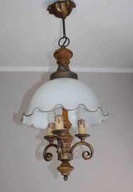 Stylowa lampa wisząca 3 świeczki