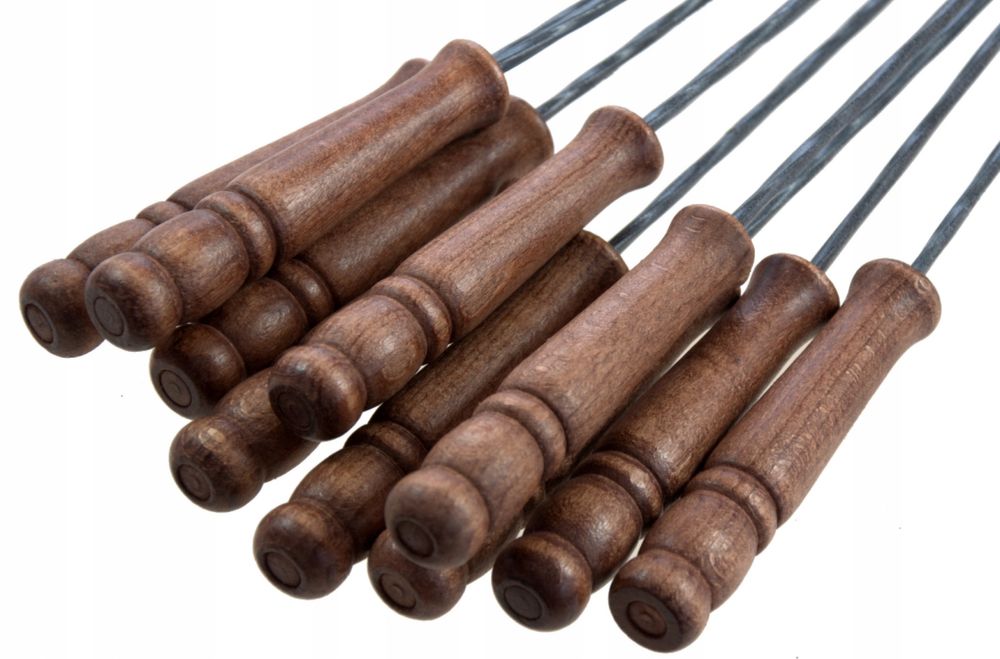 Kije Do Ogniska 10 Sztuk Metalowe Widelce 100cm Polski Producent
