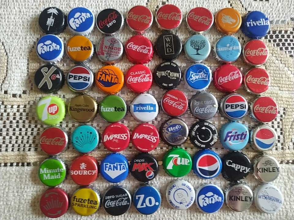 Zestaw 56 kapsli po napojach polska i zagranica