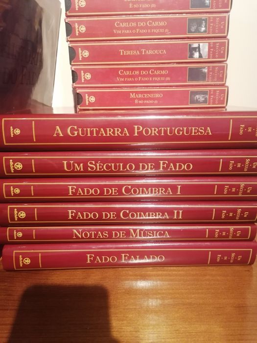 Coleção um século de fado - 33 cds, 7 Livros e 8 Cassetes