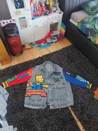 Nowa kurtka jeans kolorowa Simson