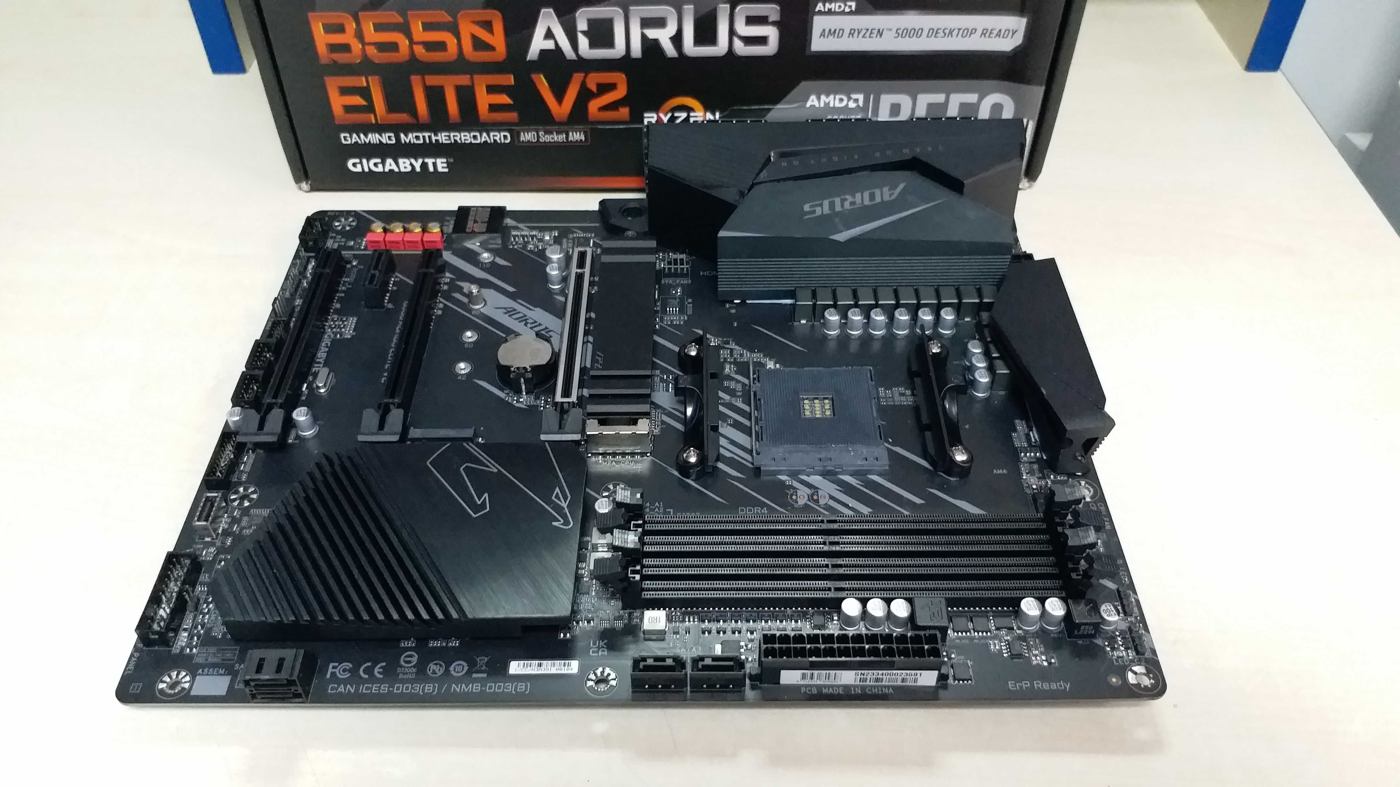 Плата Gigabyte  B550 AORUS Elite V2  AM4