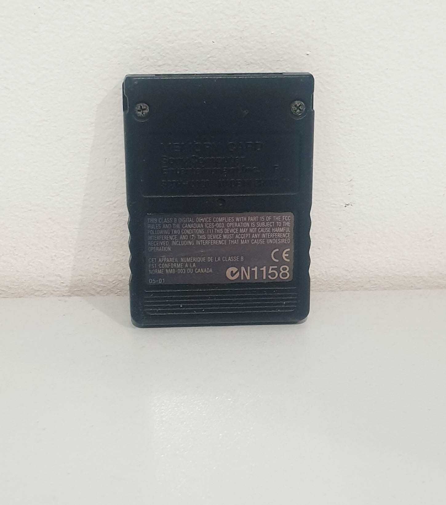 Oryginalna Karta Pamięci do PS2 stan bardzo dobry Memory Card 8MB