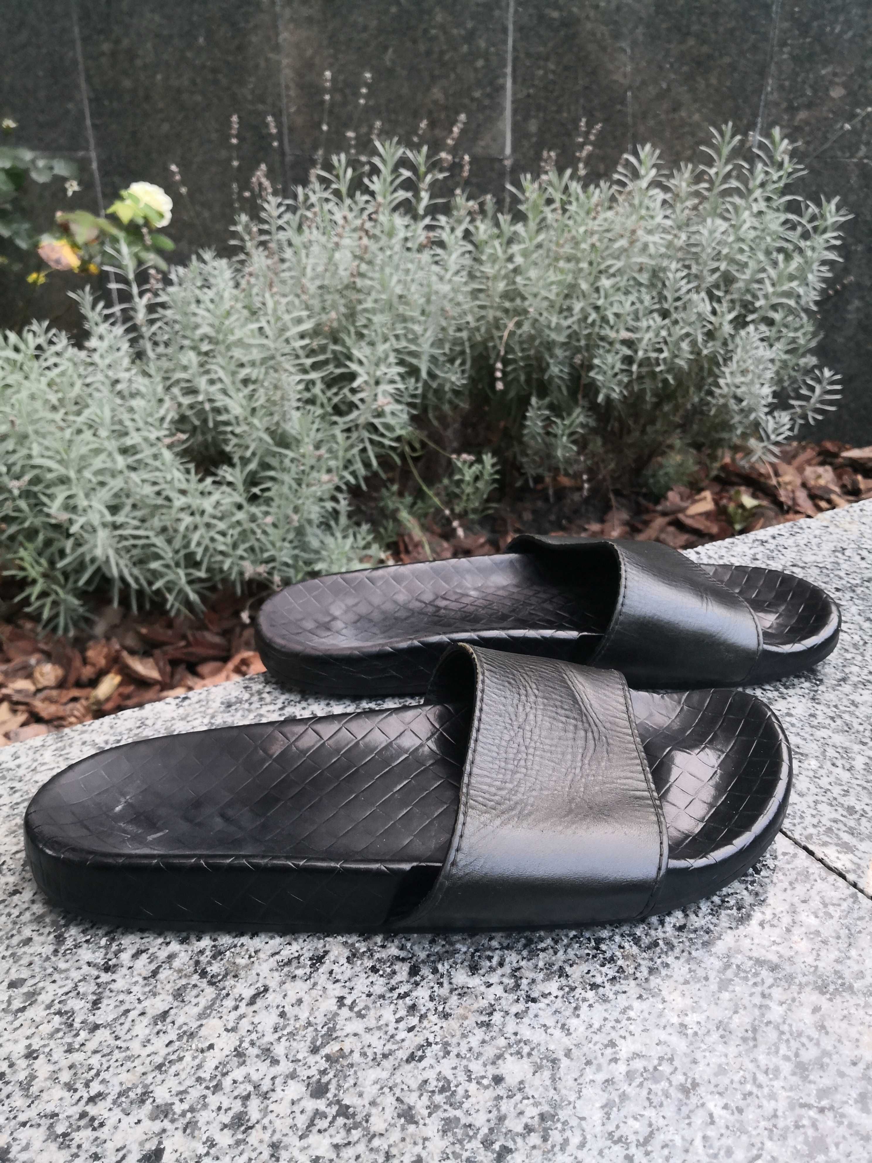 Шлепанцы Bottega Veneta ( Боттега Венета), Италия, оригинал, кожа, 43.