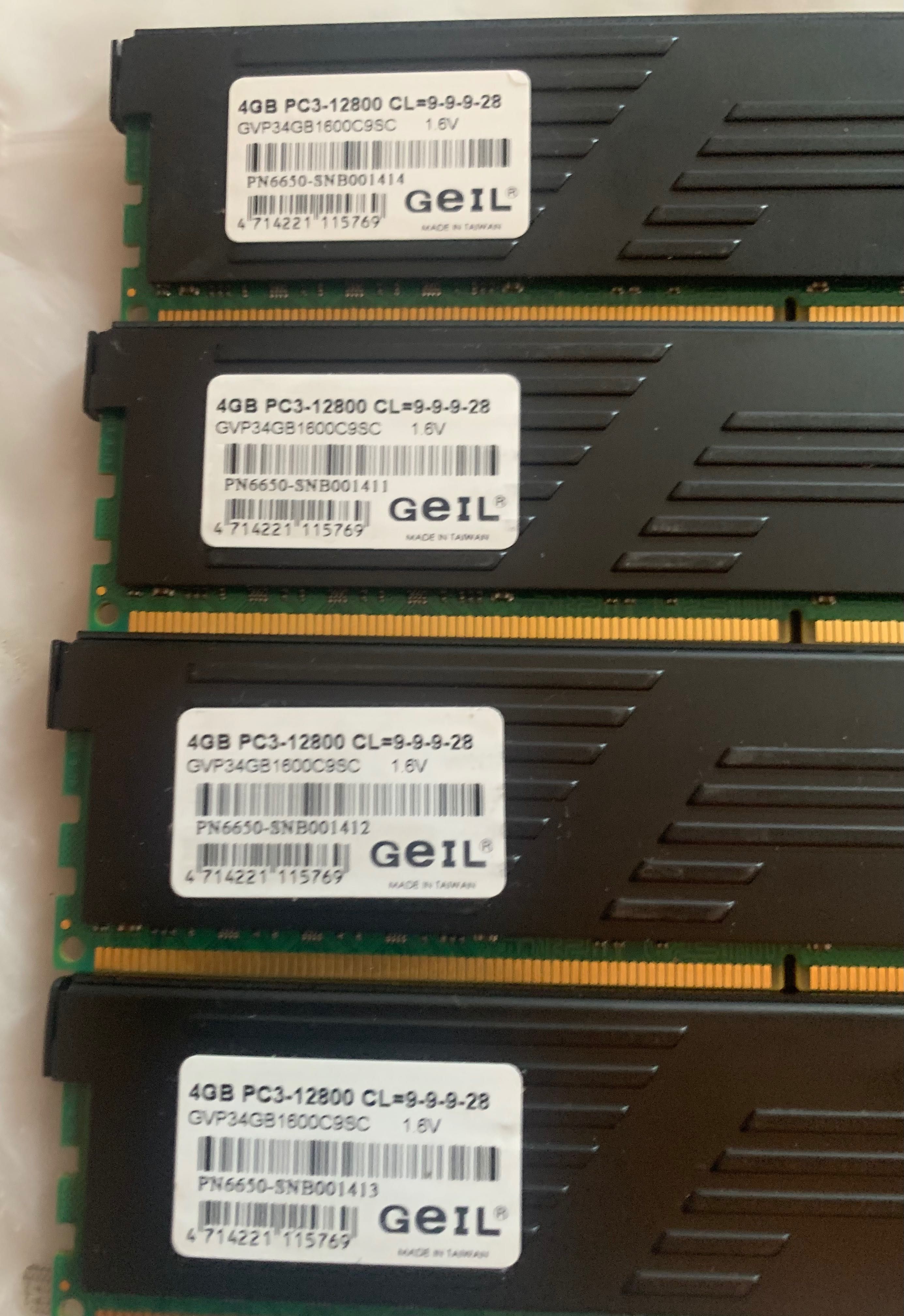 Geil Value Plus  PC3 16GB 4x4GB CL 9-9-9-28