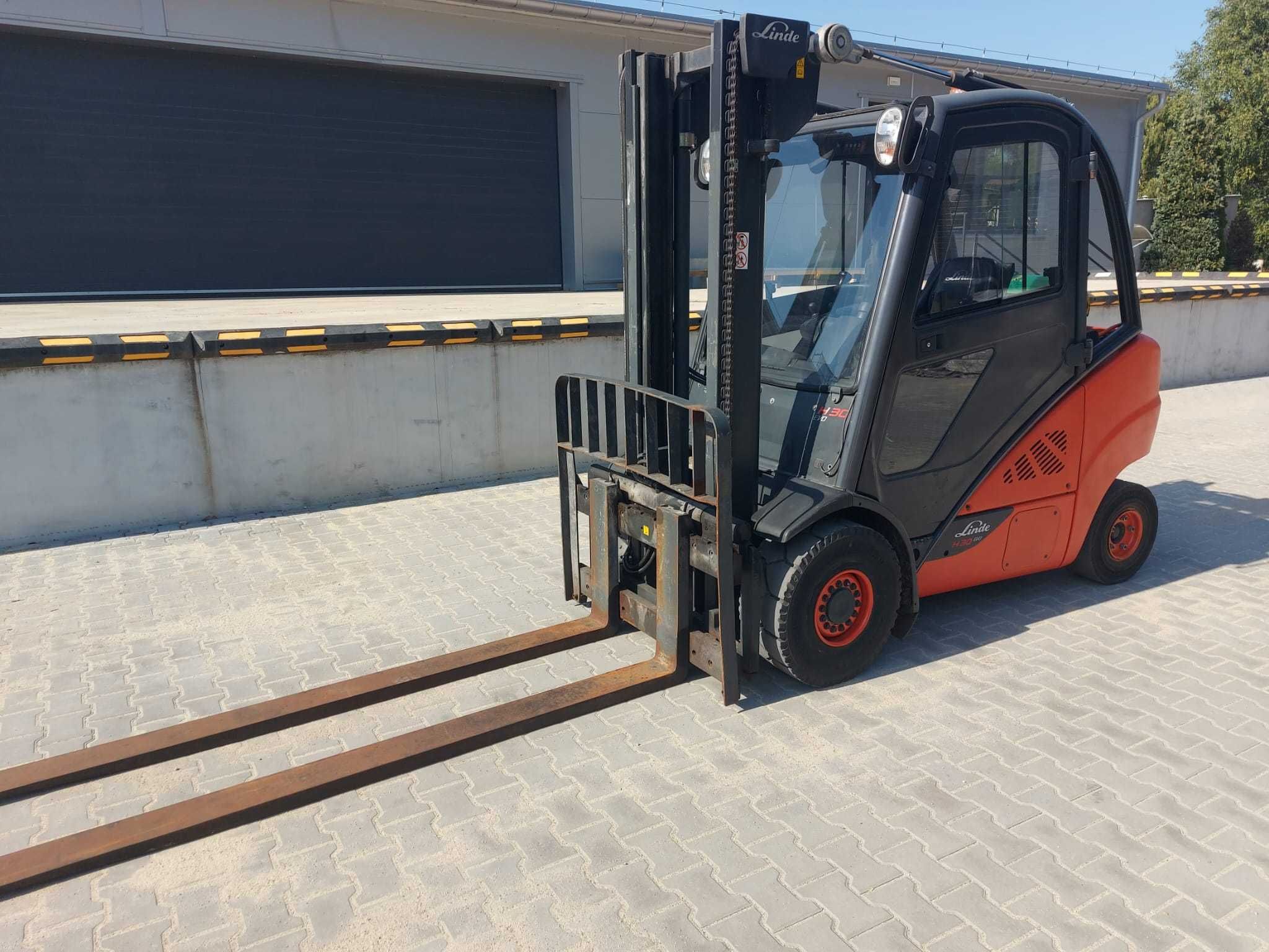 Wózek widłowy Linde H30T-02 KABINA długie widły