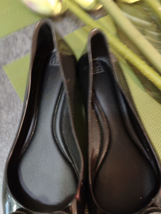 Черные балетки сердца Zaxy/Бразилия.36 р