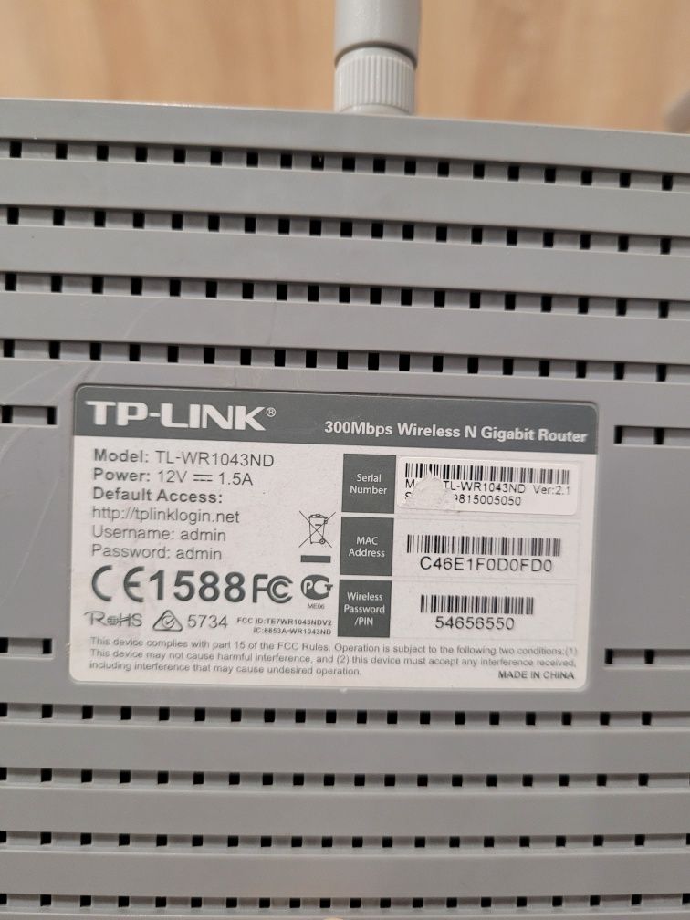 TP-LINK tr-wl1043nd