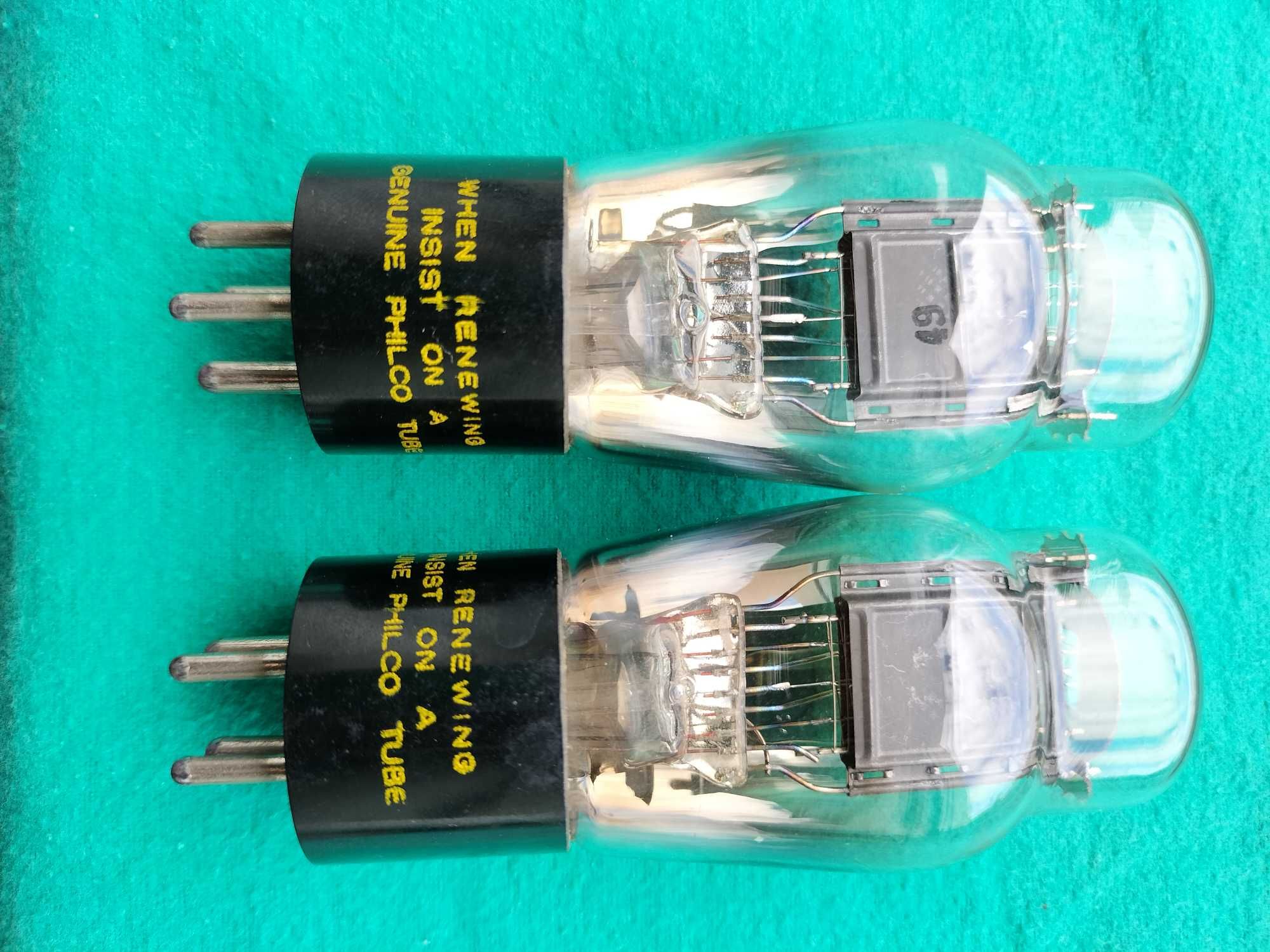 Tube PHILCO 45 - testadas Metrix 310D